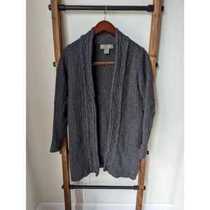 Ply Cashmere Women's Cable Knit Sweater - Size L